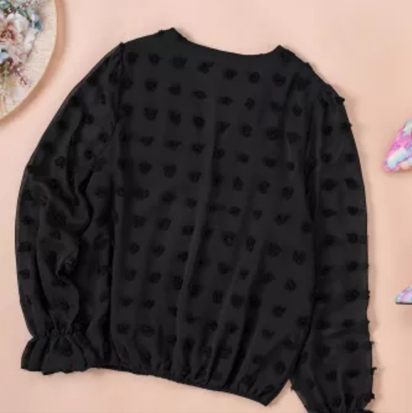 🔥New Deep V swiss dot top - Picture 10 of 14